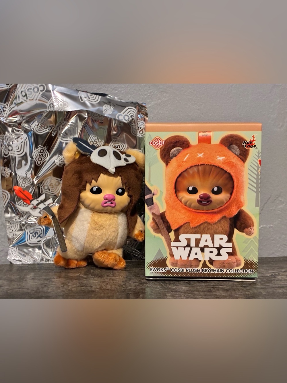 Disney Star Wars Ewok Plush Keychain Blind Box Confirmed Logray
